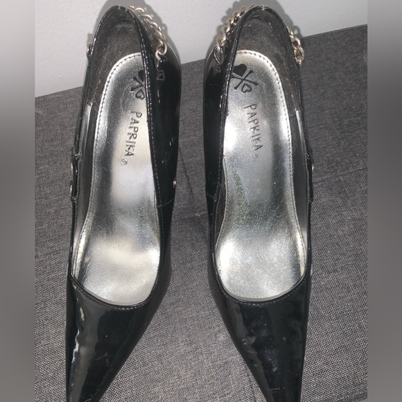 Paprika High heels pointed shoes size 9 in fair used conditions. - Picture 4 of 4